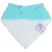 Dotty Fish Organic Cotton Baby Bandana Bibs - Super Absorbent Teething Bibs for Boys, Girls, and Unisex (Turquoise) - One Size - Buy Online on SooperMarket.com