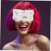 Gatuida Elastic Eye Covers - 12 Pcs Plush White Eye Masks for Travel Sleep & Protection | Soft Safety Eye Shades - Buy Online on SooperMarket.com