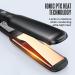 VANESSA PRO 2 Inch Pure Titanium Hair Straightener Flat Iron - One Pass Sleek Look, Beautiful Curls & Straightening Power - Buy Online on SooperMarket.com