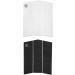 SYMPL Surfboard Front Traction Pad - 3 Piece Front Grip for Surf, Skim, Longboard & Fish Boards - Maximum Grip Stomp Pad with 3M Adhesive - White - Buy Online on SooperMarket.com