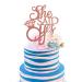 Unimall rose gold she said yes cake topper for engagement bridal shower wedding shower suggestion bachelorette party decorations deliveries multi-color-1