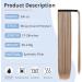 Sleek Silk-co 28 Inch Clip-In Ponytail Hairpiece in Light Brown & Blond - Heat-Resistant Fiber - Women's Straight Ponytail Extension - Buy Online on SooperMarket.com