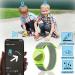 Dingfeiyu Airtag Waterproof Wristband for Kids & Adults - Adjustable Anti Lost Bracelet in Chartreuse Nylon - Buy Online on SooperMarket.com