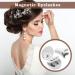 Magnetic Eyelashes with Applicator Natural Look Magnetic Lashes with Applicator 2 Pairs Reusable Magnetic Eyelashes False Eyelashes Manga Cat Eye Magnetic Eyelashes without Eyeliner No Glue Needed - Buy Online on SooperMarket.com