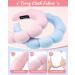 Rovtop SPA Headband 4Pcs Set for Makeup/Skincare - Non-slip Terry Towel Cloth Head band and Wristbands for Women - Pink+Blue - Buy Online on SooperMarket.com