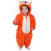 COOKY.D Baby Animal Hooded Winter Romper Warm Snowsuit Coat Newborn 3-36 Months Thicken Outfits Outerwear Jumpsuit 24-30 Months Fox