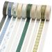 Knaid 40 Rolls Slim Washi Tape Gift Box Set - Decorative Paper Tapes for Scrapbooking & DIY Crafts - 10mm Wide - Ideal for Bullet Journals & Planners (Minimalist Design) - Buy Online on SooperMarket.com