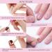Kalolary 144PCs False Nails Set - Full Finger Acrylic Artificial Nails with Glue Stickers for Women & Girls | Nail Art DIY Decoration - Buy Online on SooperMarket.com