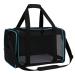 Zbrivier Soft Cat Carrier, Soft Dog Carrier Airline Approved with Fleece Pad, Durable TSA Approved Pet Carrier with Locking Zipper Upgrade-Medium Black
