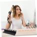 Gogogmee Curling Iron Rack Pumice Stone for Feet Hair Curler Wall Rack Hair Dryer Stand Stainless Steel Black - Buy Online on SooperMarket.com