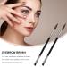 6pcs Eyebrow Brush Set - Eyebrow Spoolie Angled Brush & Mascara Grooming Tool for Perfect Eyebrows | Shop Internationally - Buy Online on SooperMarket.com