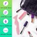 SHANPIN Eyeliner Stencils: Reusable Silicone Makeup Assistant Tool - 5 in 1 Pink Eyelash Shield, Eyebrow Shaping, Jaw Line, Lip Line - Perfect for Beginners - Buy Online on SooperMarket.com