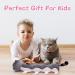 Desdfcer Long Cat Plush Pillow - Cute Stuffed Animal Toy for Kids - Grey-1 - Buy Online on SooperMarket.com