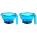Efalock Professional Transparent Dye Bowl Set - Blue Pack of 2 (2x 1 Piece) | International Shipping Available - Buy Online on SooperMarket.com