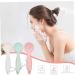 3Pcs Silicone Facial Cleansing Brush Silicone Facial Scrubber Manual Exfoliating Facial Brush Face Cleanser Face Exfoliator Fine Bristles for Sensitive Skin - Buy Online on SooperMarket.com