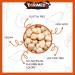 Hazelnut Kernels Blanch 1kg | Roasted Peeled Hazelnuts | Vegan Snack | Dorimed - Buy Online on SooperMarket.com