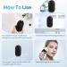 Buy Ice Roller for Face & Eye - Brighten Skin Enhance Glow Reduce Fine Lines & Acne | Skin Care Kit (Black - Buy Online on SooperMarket.com
