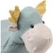 TOPINCN Giraffe Animal Shaped Footstool for Kids - Non-Slip Wooden Legs Blue - Buy Online on SooperMarket.com