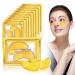 URAQT Under Eye Treatment Masks 10 Pairs Natural Under Eye Gel Patches Collagen Eye Masks Hydrating Under Eye Gel Pads for Under Eye Wrinkles Remove Eye Bags Dark Circles Skincare