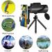 80x100 High Powered Monocular Telescope for Smartphone | Low Light Night Vision | Includes Holder, Tripod & HD Viewing | Ideal for Stargazing, Hunting, Wildlife & Travel - Buy Online on SooperMarket.com