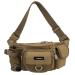 Piscifun Fishing Tackle Bag with Adjustable Waist Strap Portable Multi-function Fanny Fishing Storage Pack Water-Resistant Outdoor Fly Fishing Bag Multiple Colors Available Small Fishing Bag Khaki