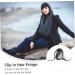 Didiseaon Piece Hair Clips for Women Hat Wigs for Women Braided Hair Clips Dark Brown Hair Extensions Hair Extensions Real Human Hair Clip on Fringe Hair Toppers for Women Xuchang Miss Bangs medium Black - Buy Online on SooperMarket.com