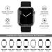 Nylon Sport Band for Apple Watch 38mm/40mm/41mm - Adjustable Breathable Strap for iWatch Series 8/7/6/5/4/3/2 SE - Dark Black - Buy Online on SooperMarket.com