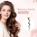1 Inch Dual Voltage Curling Iron - 450 F Heat Professional Ceramic Tourmaline Wand (Rose Gold) - Buy Online on SooperMarket.com
