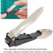 Toe Nail Clippers Incisive Nail Cutter Anti Oxidation Anti Splash Toenail Clippers Small Portable Anti Slip Handle Toenail Clippers for Seniors Adult and Kids - Buy Online on SooperMarket.com