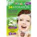 7th Heaven 24 Hour Hydration CBD Infused Bamboo Sheet Facial Mask Enriched with Vitamin E Helps to Maintain your Complexion's Radiance and Revitalise Fatigued Skin Dermatalogically Tested single Cucumber