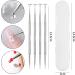 KMZ 4 Pcs Stainless Steel Nail Art Kit - Professional Ball End Dotting Pen & Brushes for Rhinestone & Polymer Clay Designs - Buy Online on SooperMarket.com