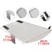 Harayaa Airplane Footrest for Kids - Portable Seat Extender & Baby Travel Accessory in Gray | Perfect for Comfortable Airplane Journeys - Buy Online on SooperMarket.com