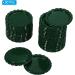 PATIKIL 1 Inch Flat Decorative Bottle Caps 50 Pack Craft Bottle Pendant Trays Double Sides Printed for DIY Pendants Craft Scrapbooks Dark Green - Buy Online on SooperMarket.com