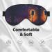 Microphone with Music Note Print Double-Sided Eye Mask Soft and Light Blocking for Enhancing Sleep Quality - Buy Online on SooperMarket.com
