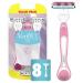Gillette Venus Simply3 Disposable Razors for Women, 8 Count, Designed for a Close and Comfortable Shave Venus 3 Simply (8ct)