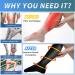 Aoliks Copper Compression Socks 15-20 mmHg for Men & Women - 4 Pairs Black, Small-Medium - Buy Online on SooperMarket.com