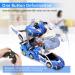 FAFUGANIA Remote Control Car Transform Robot RC Car - 2.4Ghz, 360 Degree Rotating, Drifting Police Toy 1:18 Scale Boys Blue - Buy Online on SooperMarket.com