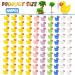 100Pcs Mini Resin Ducks Multicolor Landscape Decorations - Miniature Duck Figures for Home, Garden, Aquarium - Hide Prank Game Dollhouse Decor - 6 Color Assortment - Buy Online on SooperMarket.com