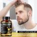 Men's Hair Growth Vitamins - DHT Blocker & Beard Growth Supplement for Thicker, Fuller Hair. Support Thinning Hair with Biotin - Regrow & Strengthen Hair - Buy Online on SooperMarket.com