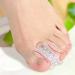 Clear Gel Toe Separators & Straightener for Hammer Toe & Overlapping Hallux Valgus - Correct Crooked Toes - Athletes Foot Pads (One Size) - Buy Online on SooperMarket.com