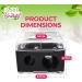 2pk Dual Makeup Sharpener for Eye, Lip, and Eyebrow Pencils - Big & Small Holes Eyeliner Sharpener - Buy Online on SooperMarket.com