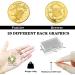 Buy HJFH Gold Tooth Fairy Coins | 20pcs Tooth Fairy Gifts for Boys & Girls - Perfect Keepsake - Buy Online on SooperMarket.com