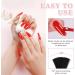 LKE Gel Nail Polish Kit | 72W UV Lamp, 6 Classic Red Colors, Glossy & Matte Top/Base Coat | Manicure DIY Gifts Set for Women - Buy Online on SooperMarket.com