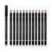 SUMEITANG 12 Pcs Black Eyebrow Pencil Eyeliner Set, Waterproof Eye Brow Pencil, Easy to Color, Long Lasting Eye Liner Gel Pen, Women Professional Eye-Makeup Pencil