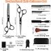 NVIYAM Hairdressing Scissors Set 15 Pieces Hair Cutting Scissors Professional Set 6.7 Inch Hair Cutting Scissors Professional Thinning Scissors Set for Women Men Children Family Hairdressing - Buy Online on SooperMarket.com