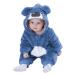 Doladola Unisex Baby Spring Autumn Animal Romper Baby Boys Girls Flannel One Piece Pyjamas 12-18 Months Bluekoala