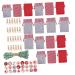 Anneome 1 Set Christmas Storage Bag Calendar Christmas Hanging Bags Pendant Bags Christmas Bag Drawstring