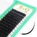 Flat lashes 0.15 0.20 ellipse flat lashes C CC D DD curl flat extensions matt black eyelash extension 8-15 mix (C-0.20 9 mm) 1 piece (1-pack) BM-C-0.20-9 mm