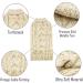 KYEESE Turtleneck Dog Sweater XX-Large Beige - Golden Yarn Knitwear for Warmth in Fall & Winter - Buy Online on SooperMarket.com