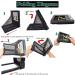 Portable Airsoft Aim Target with Catcher Net - Shooting Training Device, Stand & Paper Target for BB Bullets Recycling - Durable & Portable Black Net Trap - Buy Online on SooperMarket.com